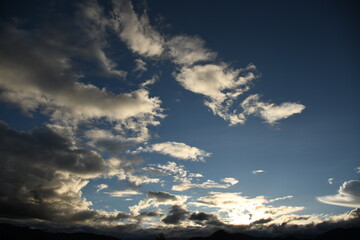 nubes sol cielo naturaleza
