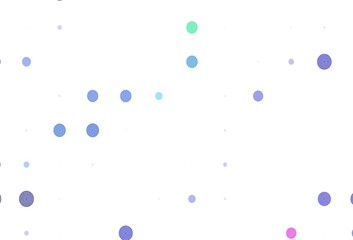 Light Pink, Green vector template with circles.