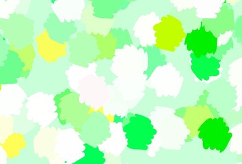 Light Green, Red vector texture with abstract forms.