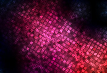 Obraz premium Dark Pink vector background in polygonal style.