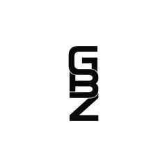 gbz letter original monogram logo design
