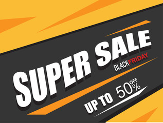 Sale poster of black friday  advertising , vector illustration