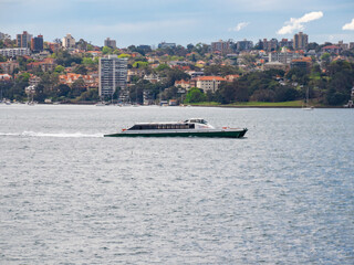 Obraz premium Commuter Ferry in sydney harbour australia