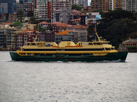 Commuter Ferry In Sydney Harbour Australia