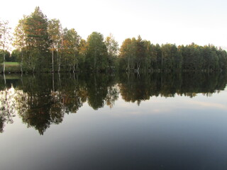 Fototapeta premium lake in autumn