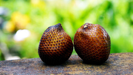 salak fruit on the table