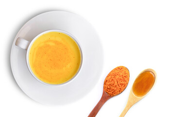 Turmeric milk with honey
