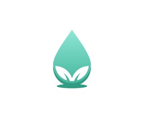 Water drop logo
