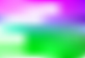 Obraz premium Light Pink, Green vector colorful blur backdrop.