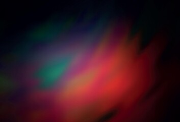 Dark Blue, Red vector blurred shine abstract background.