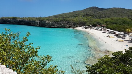 Fototapeta premium view of the sea and mountains