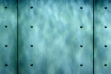 blue background with rivets
