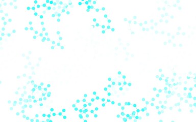 Light Green vector pattern with artificial intelligence network.