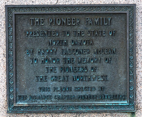 State Capitol area in Bismarck North Dakota