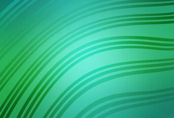 Light Green vector pattern with lines.