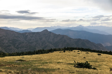General view of the Alt Pirineu Natural Park, province of Lleida, autonomous community of Catalonia