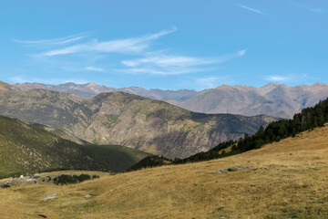 General view of the Alt Pirineu Natural Park, province of Lleida, autonomous community of Catalonia