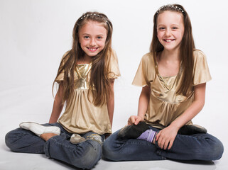 two little girls