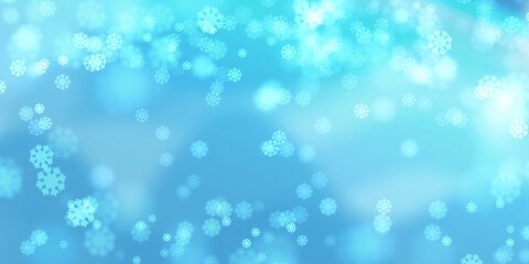 blue bokeh background