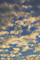 夕焼け　空　雲　素材