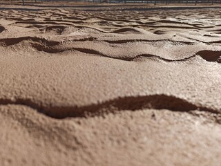 traces on sand