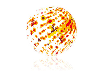 イラスト　球体　イメージ