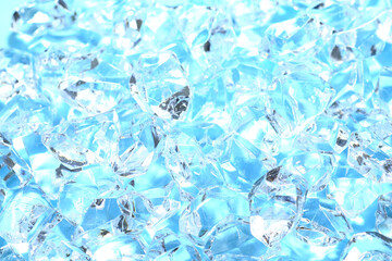 ice cubes background