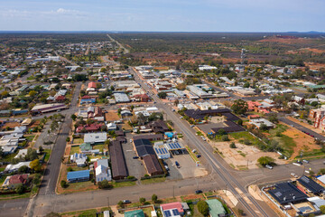The town of Cobar in the far west of New South Wales, Australia.