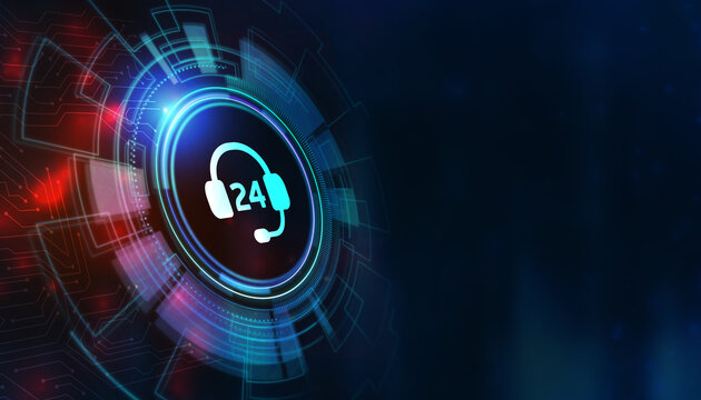 Business, Technology, Internet and network concept. Technical support customer service.