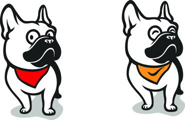 2 Funny Cute Frenchies (French Bulldog)