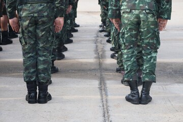 soldiers in military uniform