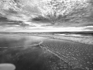 storm over the sea
