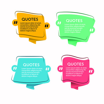 Quotes and testimonial design template.