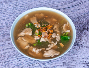 Thai Food Mixes of Noodles and Rice Dishes 