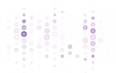 Light Purple vector background with spots.