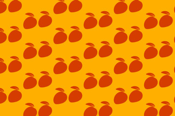 Unique mango pattern design, perfect if you use it for backgrounds and wallpapers