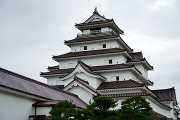 The Tsuruga castle in Fukushima.