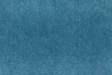 Blue abstract background. Felt fabric texture. Warm fleecy fiber cloth surface.