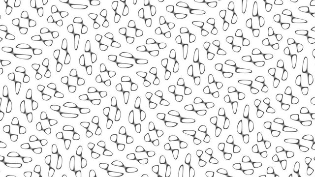 Grid of Paired Loops Abstract Handcuffs Ties Background
