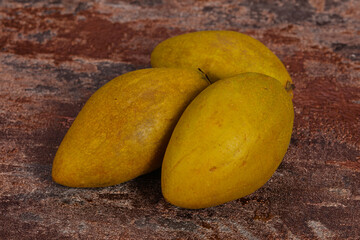 Exotic tropical fruit - Sapodilla in the plate