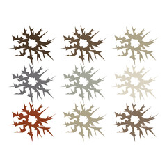 Crack seamless pattern design vector