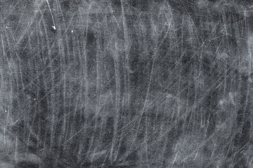 Blank restaurant chalkboard. Menu advertisement. Weathered background with white strokes.