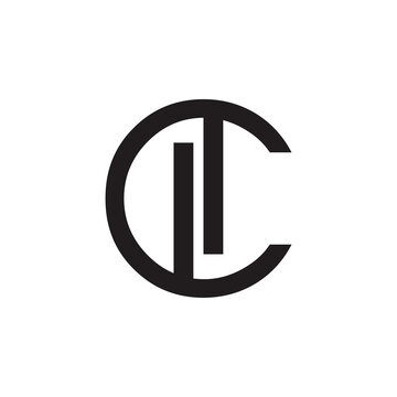 CLL letter logo design vector