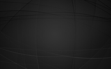 Abstract geometric black and gray curve line gradient texture background. with space for concept design Technology and modern.