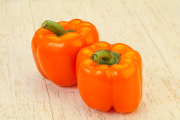 Orange sweet tasty Bell Pepper