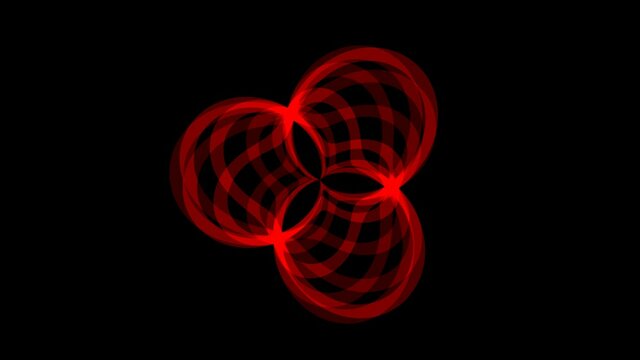 Simple Triangle Ring of Circles Showing Intersections Venn Euler