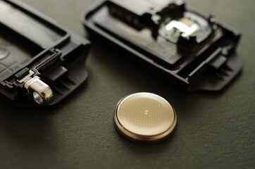 車のリモコンキーと交換用ボタン電池