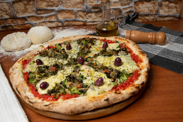 pizza of escarole