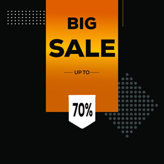 Abstract  sales background flat design Free Vector
