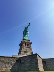Fototapeta na wymiar Statue Of Liberty. September 2020. 